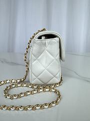 Chanel Mini Flap Bag White AS5026 Size 20 x 8 x 11 cm - 4