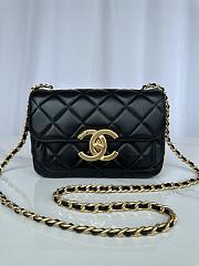 Chanel Mini Flap Bag Black AS5026 Size 20 x 8 x 11 cm - 1