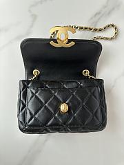 Chanel Mini Flap Bag Black AS5026 Size 20 x 8 x 11 cm - 6