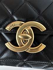 Chanel Mini Flap Bag Black AS5026 Size 20 x 8 x 11 cm - 4