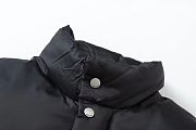 Gucci Padded Nylon Bomber Jacket Black/White - 5