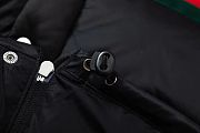 Gucci Padded Nylon Bomber Jacket Black/White - 4