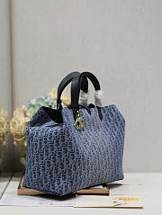 Dior Large Toujours Bag Denim Size 37 cm - 5