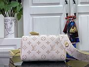 Louis Vuitton Speedy 18 Handbag M24598 White Flower Size 18 x 12 x 10 cm - 2