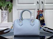 Louis Vuitton Speedy 18 Handbag M24598 Light Blue Size 18 x 12 x 10 cm - 6