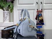 Louis Vuitton Speedy 18 Handbag M24598 Light Blue Size 18 x 12 x 10 cm - 4