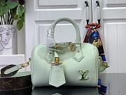 Louis Vuitton Speedy 18 Handbag M24598 Light Green Size 18 x 12 x 10 cm - 1