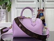 Louis Vuitton Speedy 18 Handbag M24598 Light Purple Size 18 x 12 x 10 cm - 3