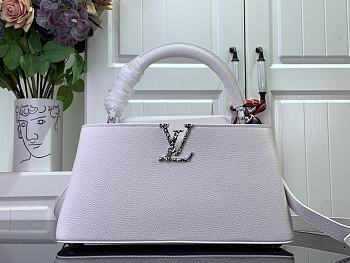 Louis Vuitton East West Medium Handbag M48865 White Size 33 x 19 x 9 cm