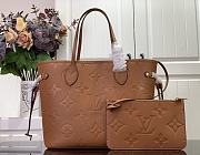 Louis Vuitton NeverfullL Shopping Bag M45685 Brown Size 31 x 28 x 14 cm - 1