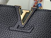 Louis Vuitton Capucines Mini Handbag M24729 Black Size 21 x 13.6 x 8 cm - 2