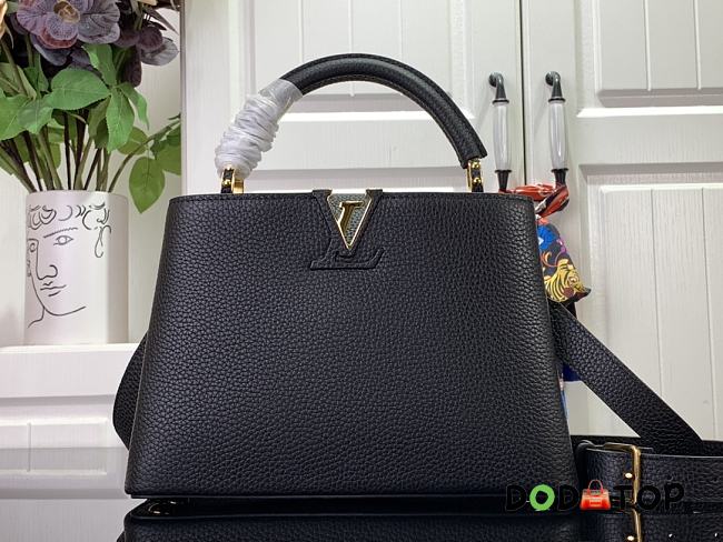 Louis Vuitton Capucines BB Handbag M24728 Black Size 27 x 17.3 x 9 cm - 1