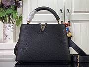 Louis Vuitton Capucines BB Handbag M24728 Black Size 27 x 17.3 x 9 cm - 1