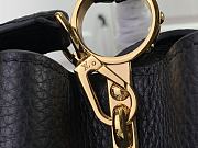 Louis Vuitton Capucines BB Handbag M24728 Black Size 27 x 17.3 x 9 cm - 5