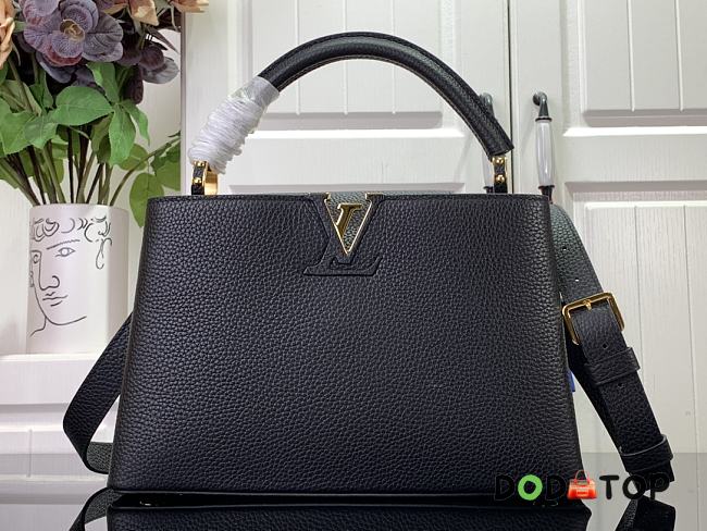 Louis Vuitton Capucines Medium Handbag M24727 Black Size 31.05 x 20 x 11 cm - 1