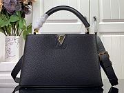 Louis Vuitton Capucines Medium Handbag M24727 Black Size 31.05 x 20 x 11 cm - 1