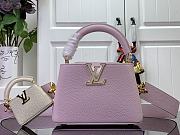 Louis Vuitton Capucines Mini Handbag M24575 Pink Size 21 x 13.6 x 8 cm - 1