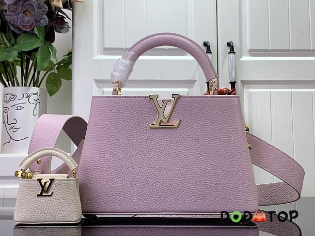 Louis Vuitton Capucines BB Handbag M24575 Pink Size 26.5 x 17.5 x 9 cm - 1