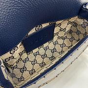 Gucci GG Super Mini Bag Blue Size 13 x 20 x 5 cm - 4