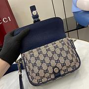 Gucci GG Super Mini Bag Blue Size 13 x 20 x 5 cm - 5