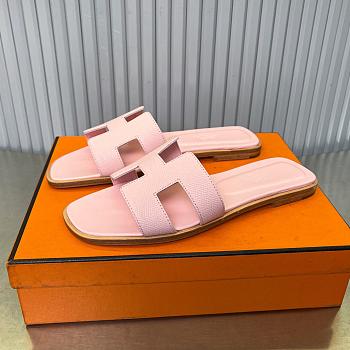 Hermes Slides Pink