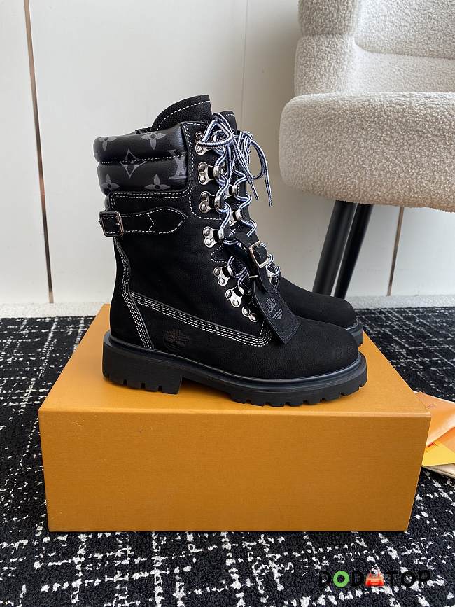 Louis Vuitton LV x Timberland Ranger Black Boot - 1