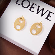 Loewe Gold Heart Stud Earrings - 3