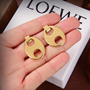 Loewe Gold Heart Stud Earrings - 2