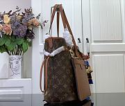 Louis Vuitton Neverfull MM M12061 Brown Bag Size 32 x 27 x 14 cm - 6