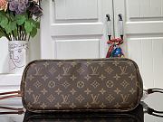 Louis Vuitton Neverfull MM M12061 Brown Bag Size 32 x 27 x 14 cm - 5