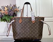 Louis Vuitton Neverfull MM M12061 Brown Bag Size 32 x 27 x 14 cm - 4