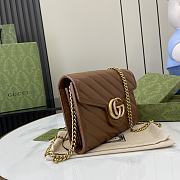 Gucci GG Marmont Mini Handbag Brown Size 20 x 13 x 6 cm - 6