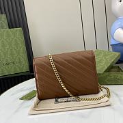 Gucci GG Marmont Mini Handbag Brown Size 20 x 13 x 6 cm - 2