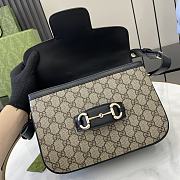 Gucci Horsebit 1955 Shoulder Bag Black Size 25.9 x 17.5 x 9.9 cm - 5