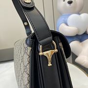 Gucci Horsebit 1955 Shoulder Bag Black Size 25.9 x 17.5 x 9.9 cm - 4