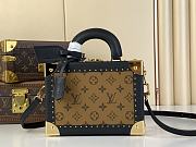 Louis Vuitton Valisette Tresor Large Handbag Hard Case Size 22.5 x 16 x 11 cm - 1