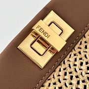 Fendi Peekaboo Mini Rafia Bag Size 23 x 11 x 18 cm - 6