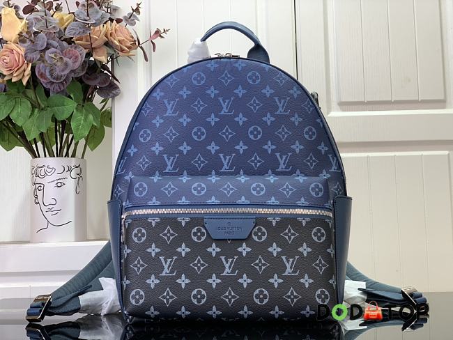 Louis Vuitton Discovery Small Backpack M11590 Gradient Blue Flower Size 29 x 38 x 20 cm - 1