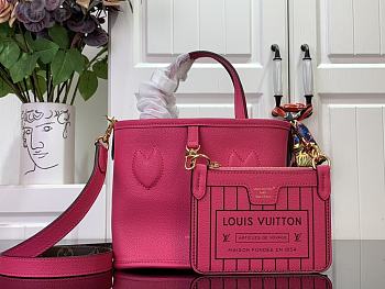 Louis Vuitton Neverfull Bandoulière Inside Out BB M12106 Pink Size 24 x 14 x 9 cm