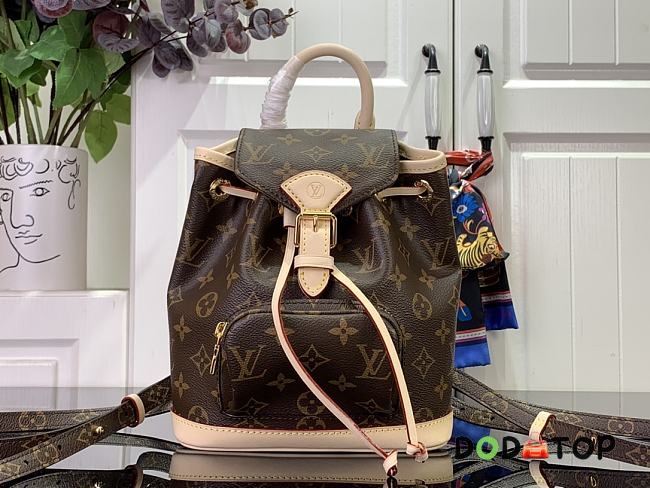 Louis Vuitton Montsouris Mini Backpack M11199 Monogram Size 24 x 25 x 12 cm - 1