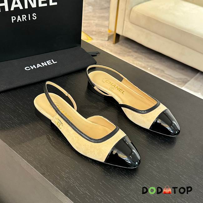 Chanel Mary Jane Back Sandals  - 1