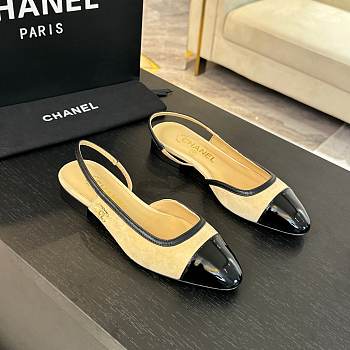 Chanel Mary Jane Back Sandals 