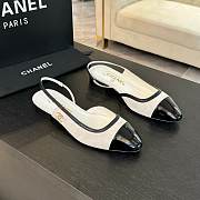 Chanel Mary Jane Back Sandals  - 4