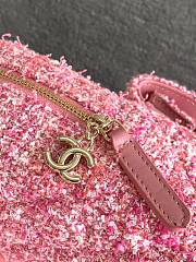 Chanel Pink Tweed Small Schoolbag Size 13 x 18 x 9 cm - 2