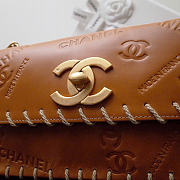 Chanel Vintage Brown Bag Size 25 x 6 x 14 cm - 6