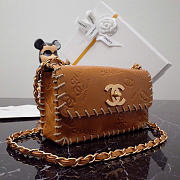 Chanel Vintage Brown Bag Size 25 x 6 x 14 cm - 5