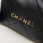 Chanel 22 Black Shearling Small Gold Size 35 x 37 x 7 cm - 2