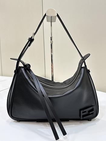 Fendi Single Shoulder Crossbody Bag Black 33 x 5 x 20 cm