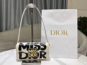 Dior Miss Dior Flap Bag White Size 22 x 11 x 6 cm - 1