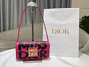 Dior Miss Dior Flap Bag Pink Size 22 x 11 x 6 cm - 1